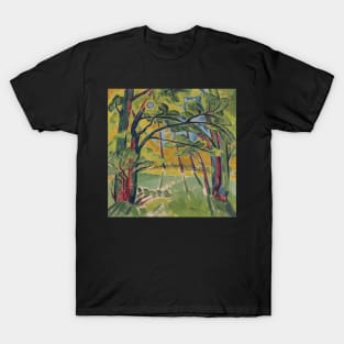 max pechstein one canvas two paintings T-Shirt